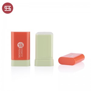 High end Custom empty blush powder tube plastic concealer powder tube #1212