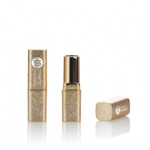 Custom empty gold lipstick cosmetic packaging #9114