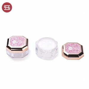 Empty loose powder container loose powder case with rotate cover #9860A