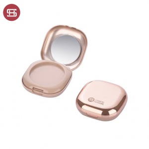 Square Empty Air Cushion powder container with mirror Liquid foundation case#1129