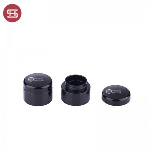 9966# Round Empty Custom Cream Jar Plastic cosmetic container